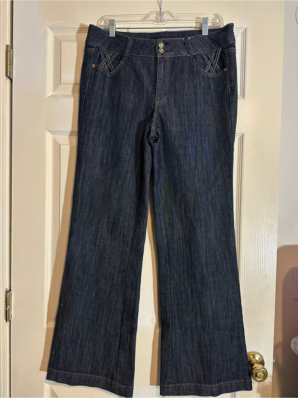 Vintage Cache Dark Wash Women's Bootcut Jeans - Dark Blue